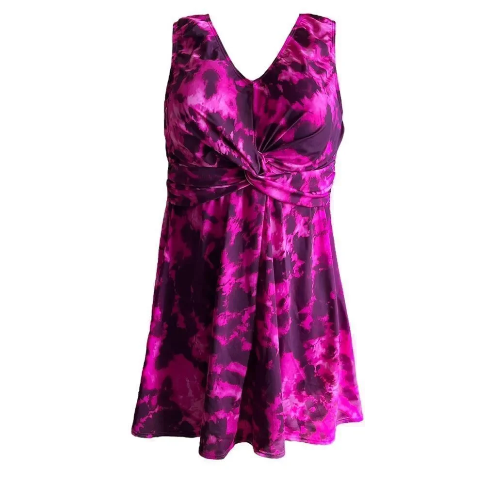 AmberNoon II by Dr. Erum Ilyas UPF50 Detached Brief Swim Dress